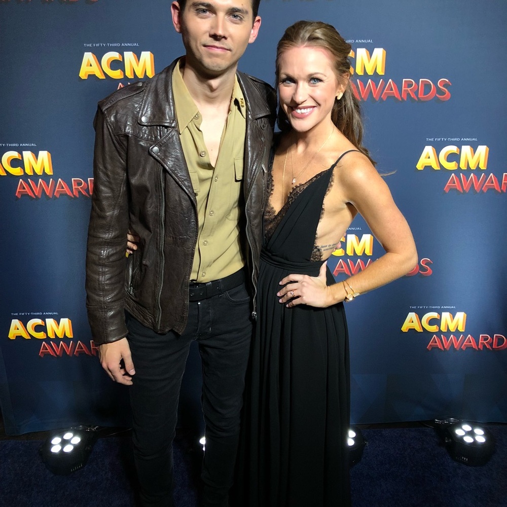 michael costello floor length black gown